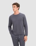 Men's Brushed Bamboo Pullover Crew