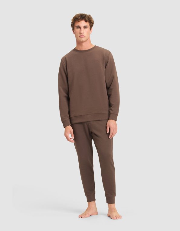 Mens_StretchTech_Crewneck_Cacao_4
