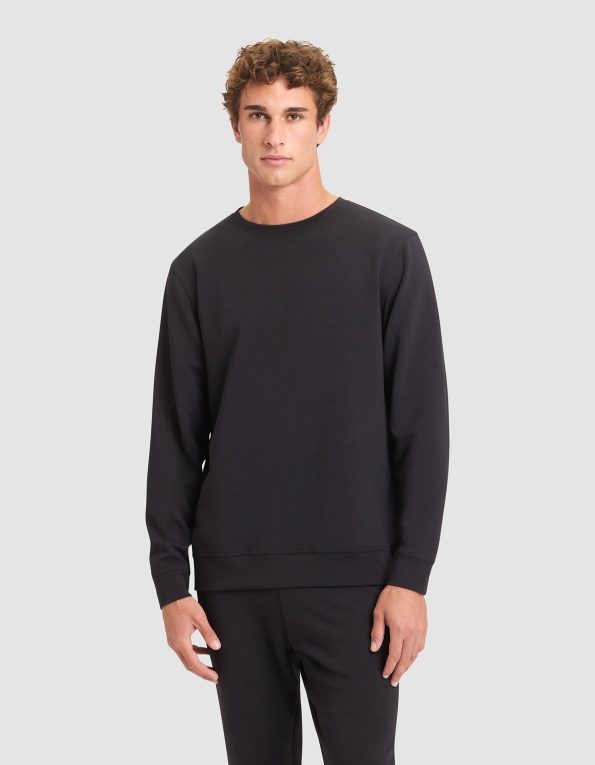 Mens_StretchTech_Crewneck_Jet_Black_1